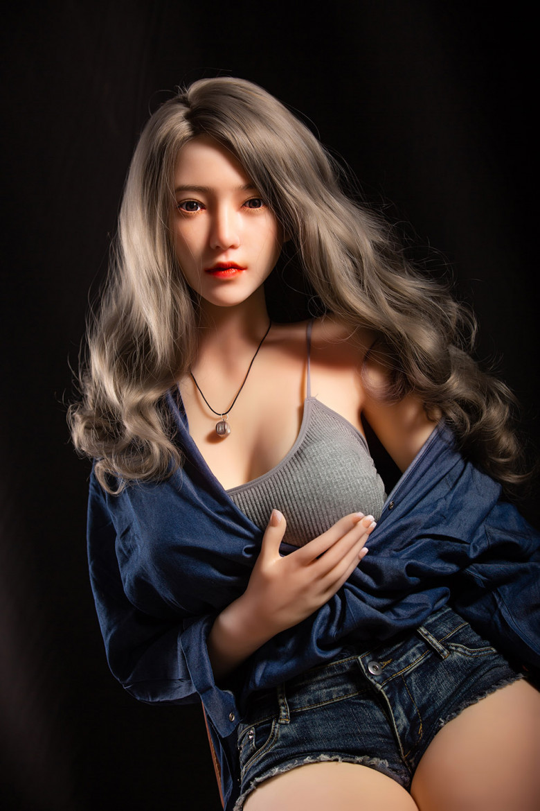Qitaラブドール通販 エロ巨乳熟女モデル 蔷蔷 170cm シリコン頭部＋tpeボディ 植毛高品質リアルドール 動画あり